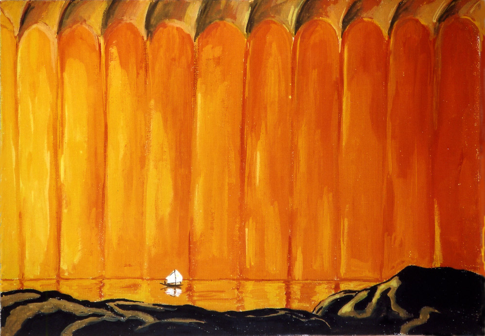 Papyrus bootje - 'n Droombeeld
